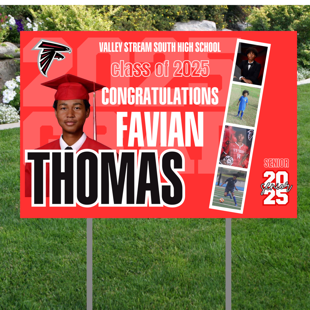 Custom Graduate Yard Sign