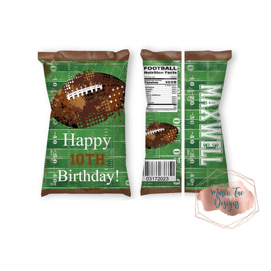 Football Chip Bags