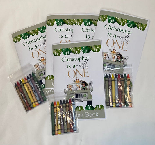 Custom Safari Coloring books