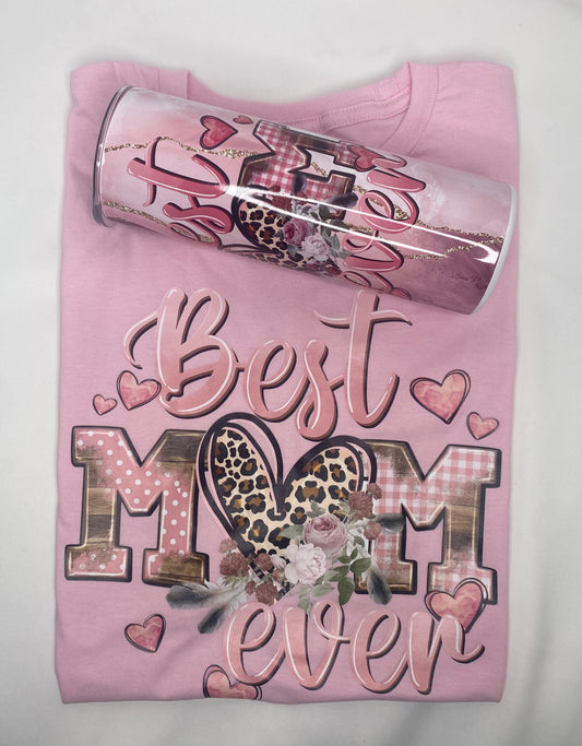 Best MomTumbler and T-shirt Set