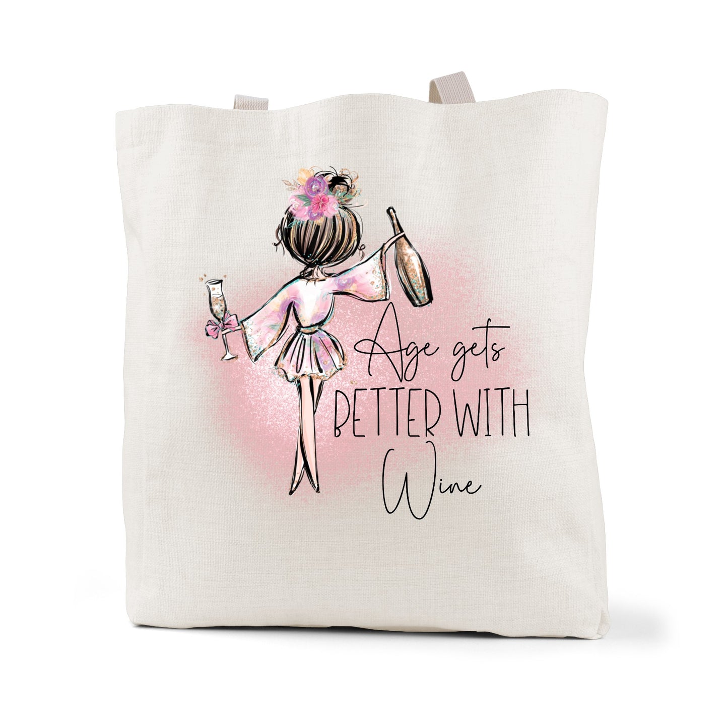 Age Gets Better with Wine Tote