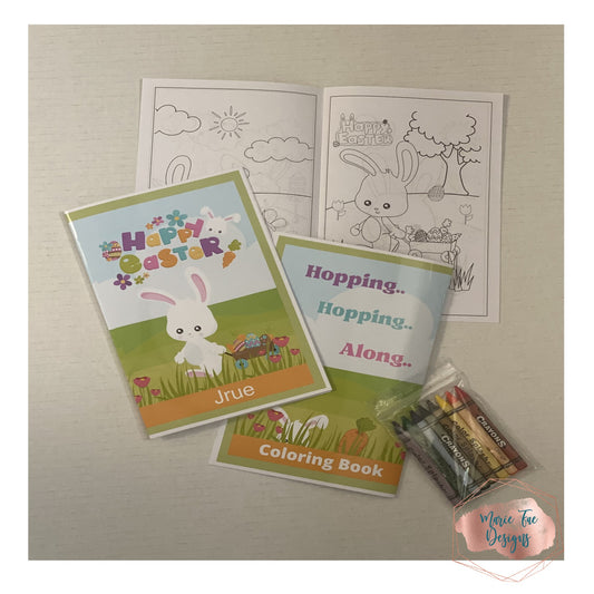 Custom Easter Coloring book Favor