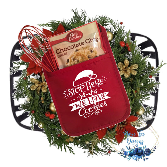 Pot Holder - santa stops here