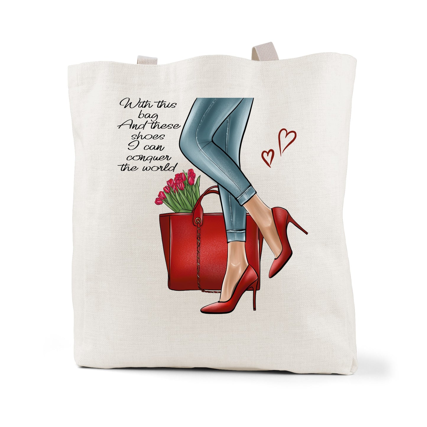 With This Bag and These Kneels Tote